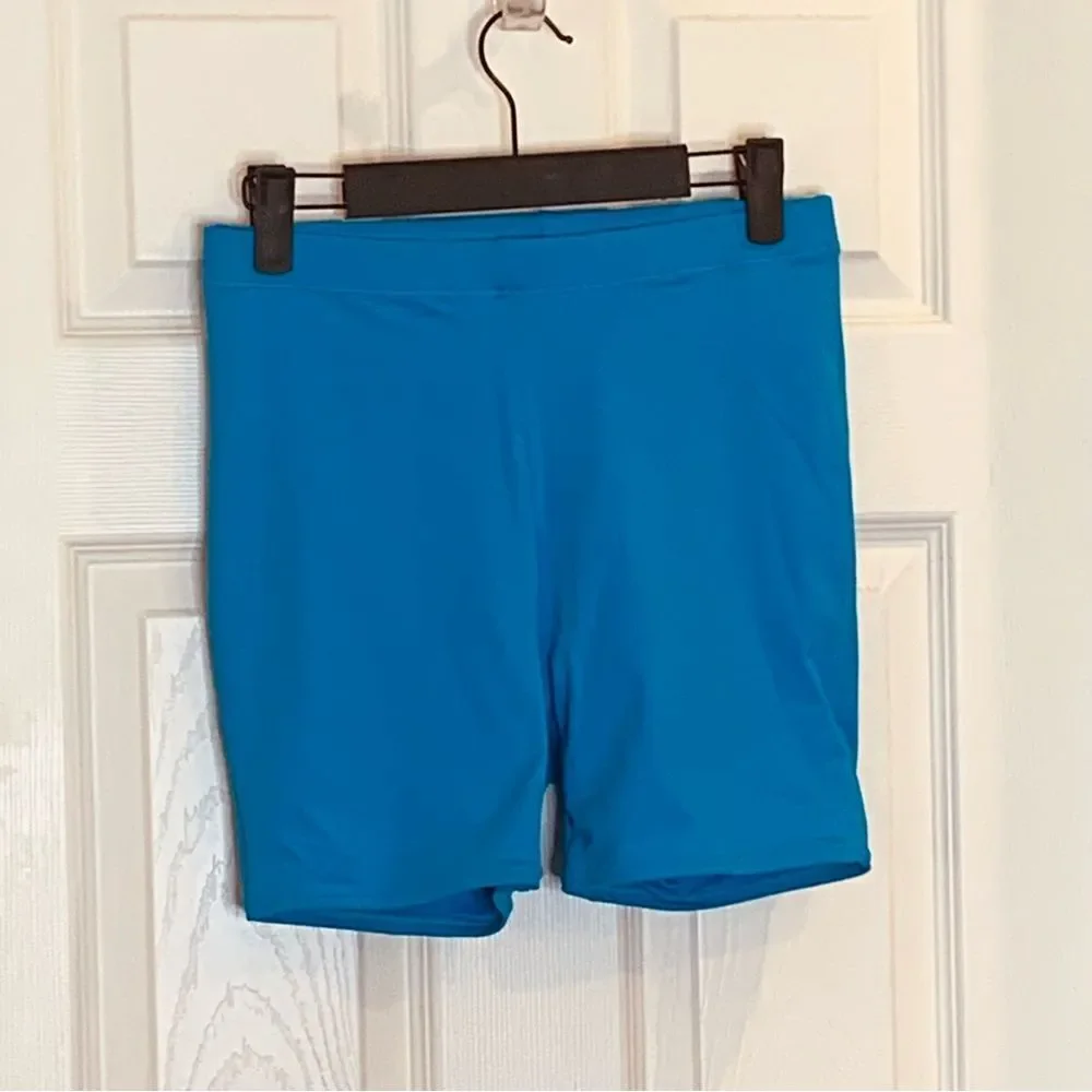 Skims Recycled Swim Mid Waist Short Size Small Turquoise